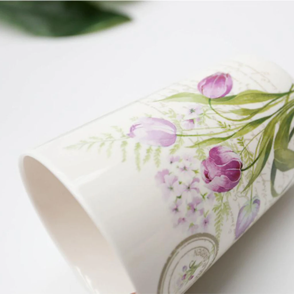 Flower Pattern Mug Melamine Office Home Coffee Tea Water Drinking Cup Drinkware for restaurants hotels restaurants