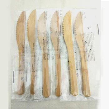 

AIRCHR Wholesale Bamboo Cheese Knife Butter Jam Spreaders 100pcs/lot