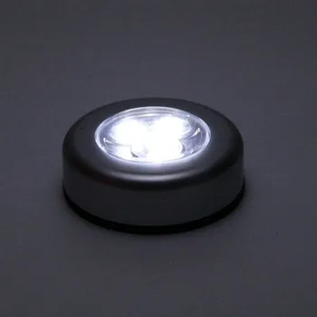 

New LED Stick Tap Wardrobe Touch Light Lamp Battery Powered Home Kitchen Under Cabinet Closet Push Tap Stick On Lamp