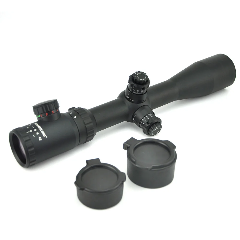 Visionking 3 9x42 оптический прицел Mil Dot широкоугольный длинный рельефный 30 мм трубка. 223