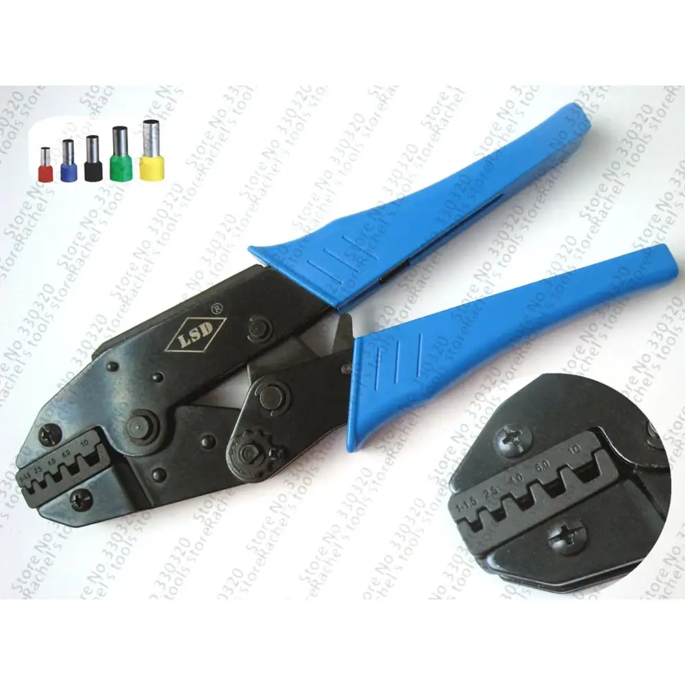 

LS-10WF cable ferrules crimping tool wire end terminal cimping plier 1-10mm2