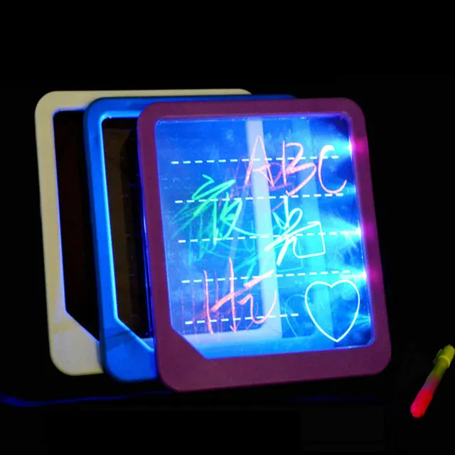 LED Light Fluorescent Writing Board Kids Electronic Luminescent Wordpad