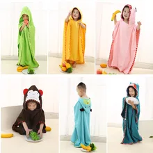 Hooded-Towel Children Animal Baby Cartoon 100%Otton Duck-Dog 0-14-Years Girls Boys 70--140cm