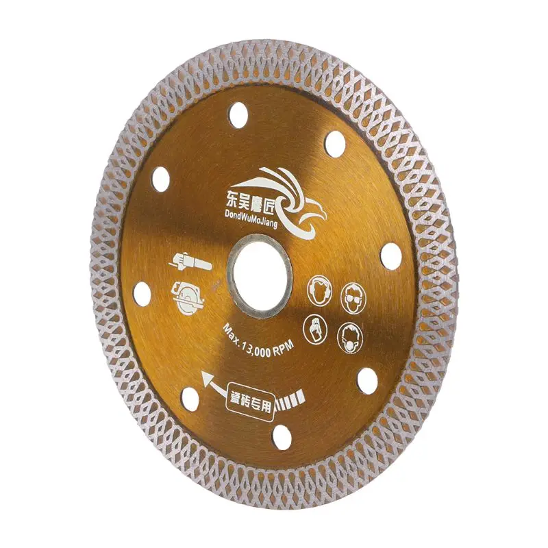 Алмазный пильный диск горячего прессования Спеченная сетка турбины режущий диск шлифовальный круг для гранита мраморной плитки керамики - Наружный диаметр: 110mm