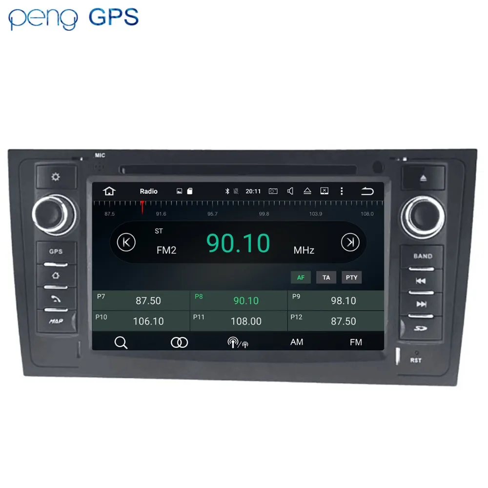 Автомобильный стерео Android 8 1 gps мультимедийный плеер для Audi A6 S6 RS6 C5 1997 ~ 2004 Радио DVD