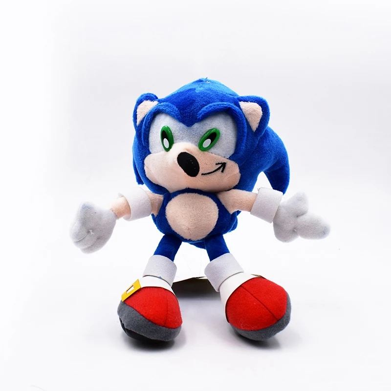 6 стилей, игрушки Sonic Peluche, черный, синий и красный плюшевый Соник, мягкие куклы, подарок для детей на Рождество - Цвет: 27cm