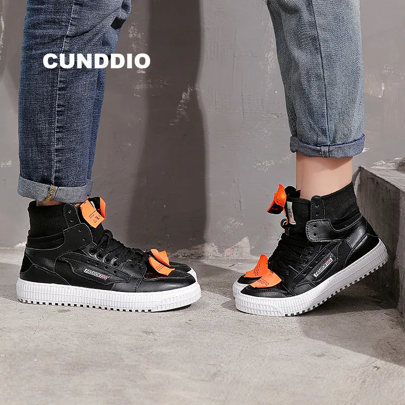 

shoes woman High sneakers women outdoor Couples canvas Genuine Leather flat shoes tenis feminino casual shoes zapatos de mujer