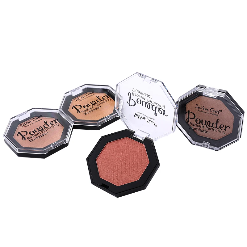 Blueness монохромная высветляющая пудра Make Up хайлайтер палитра мерцающая Контур