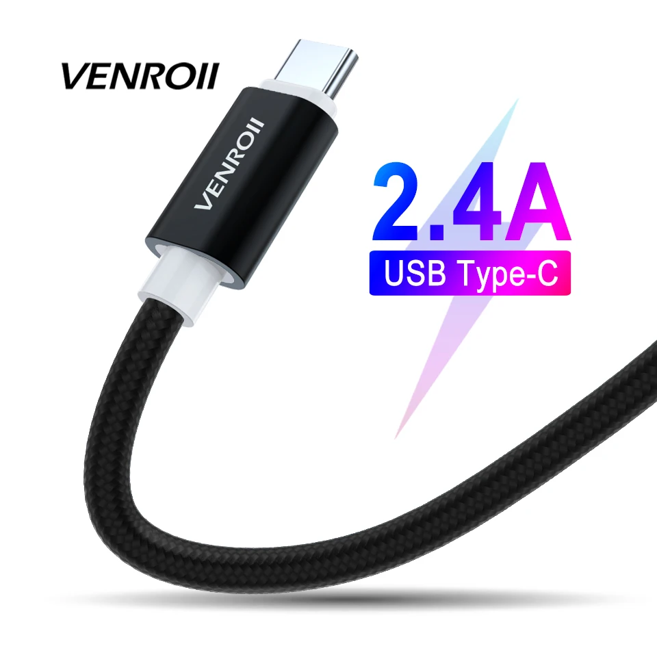 Кабель USB Type C для быстрой зарядки и передачи данных 3 м 2 Samsung S8 S9 Xiaomi Mi Mix Max 2S A2 8 6 Huawei