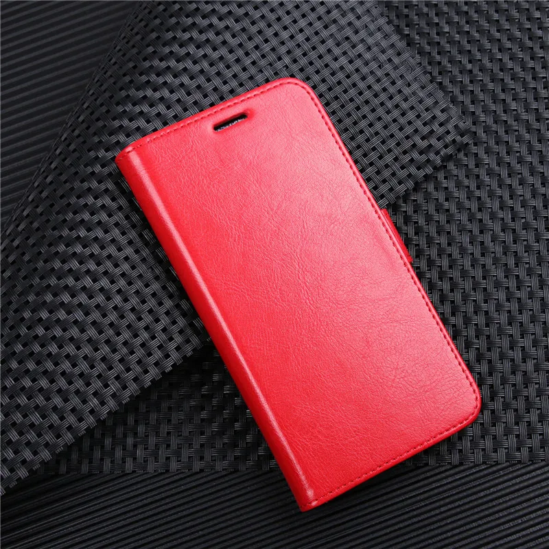 Чехол для lenovo K8, флип-бумажник, чехол для телефона из искусственной кожи+ Мягкий силиконовый чехол для lenovo K8 K 8 Fundas - Цвет: Red