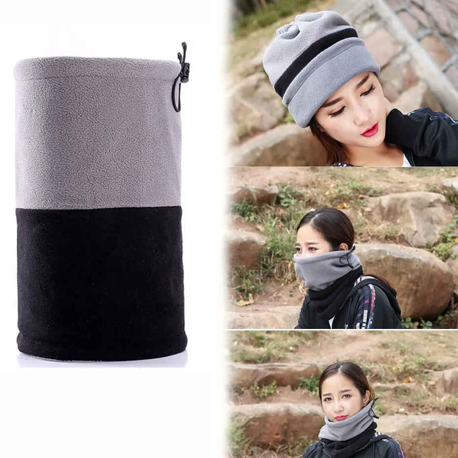 Winter Neck Warmer Fleece Scarf Windproof and Coldproof Warmer Face