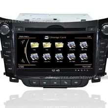Для hyundai i30 2012~ 2013-Автомобильная gps навигационная система+ Радио ТВ DVD IPOD BT 3g wifi HD экран мультимедийная система