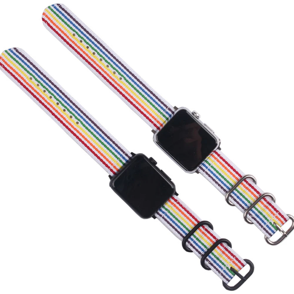 

CRESTED Woven Nylon strap For Apple watch series 3/2/1 iwatch band 42mm 38mm Sport fabric-like bracelet wrist smart watch belt
