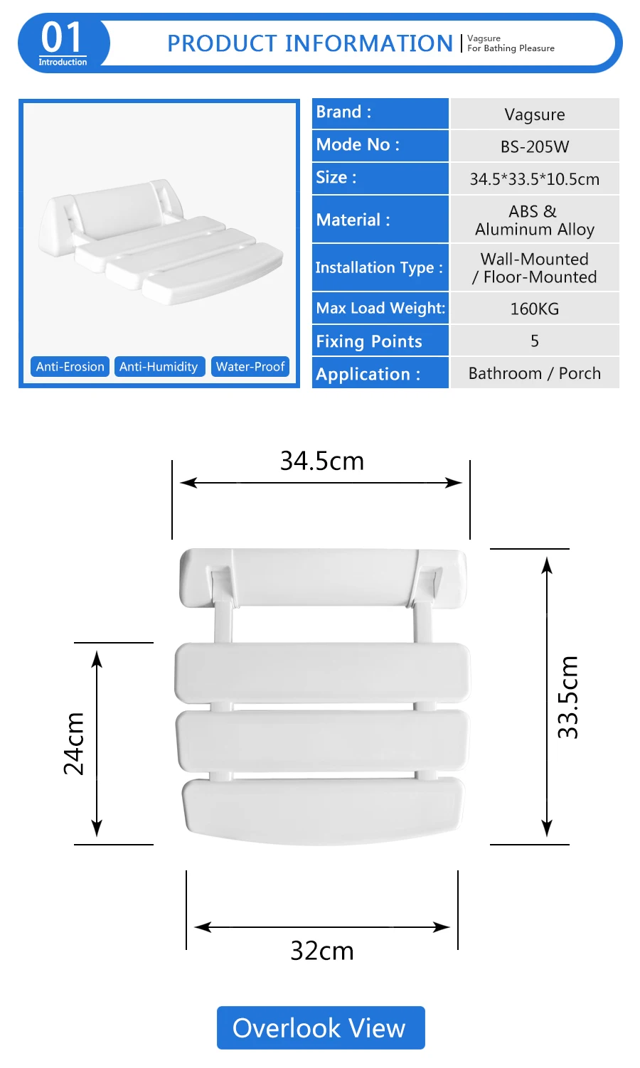 5 точек установки Складное Сиденье для душа ABS& алюминиевые душевые стулья белый табурет для туалета для детей и пожилых людей крыльцо ванной комнаты