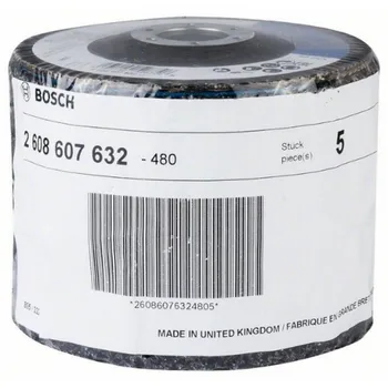 

BOSCH 2608607632 Disk Wipe off N377 B Metal 115mm Black