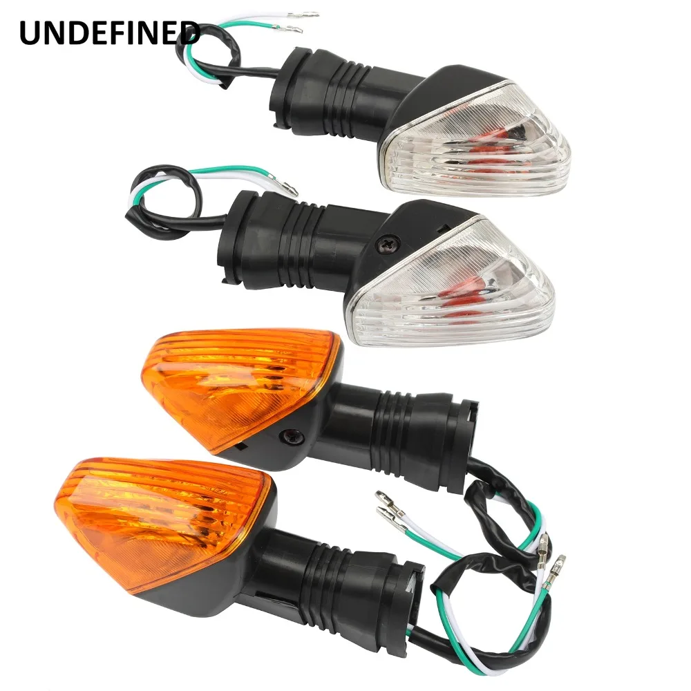 2 Pcs Front Rear Turn Signals Motorcycles Indicator Light Blinker Lamp for Kawasaki Ninja ZX 6R