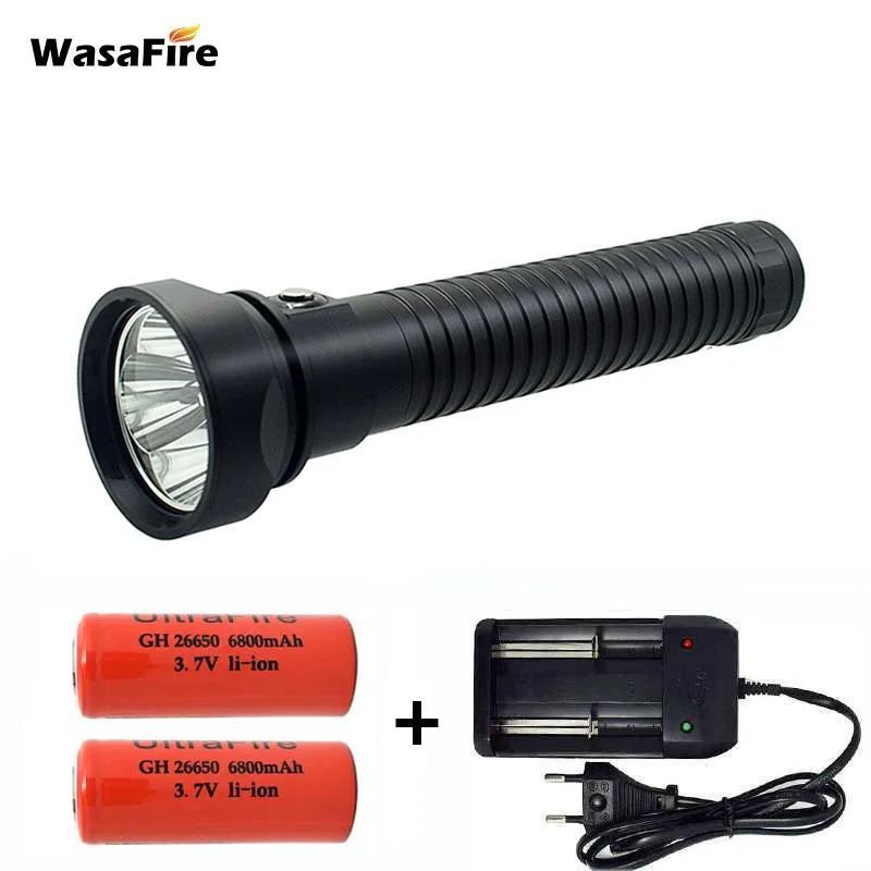 waterproof 26650 torch