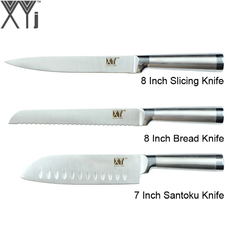 XYj кухонные ножи в японском стиле, ножи из нержавеющей стали, кухонные инструменты, аксессуары, кухонные ножи из нержавеющей стали, инструмент - Цвет: D