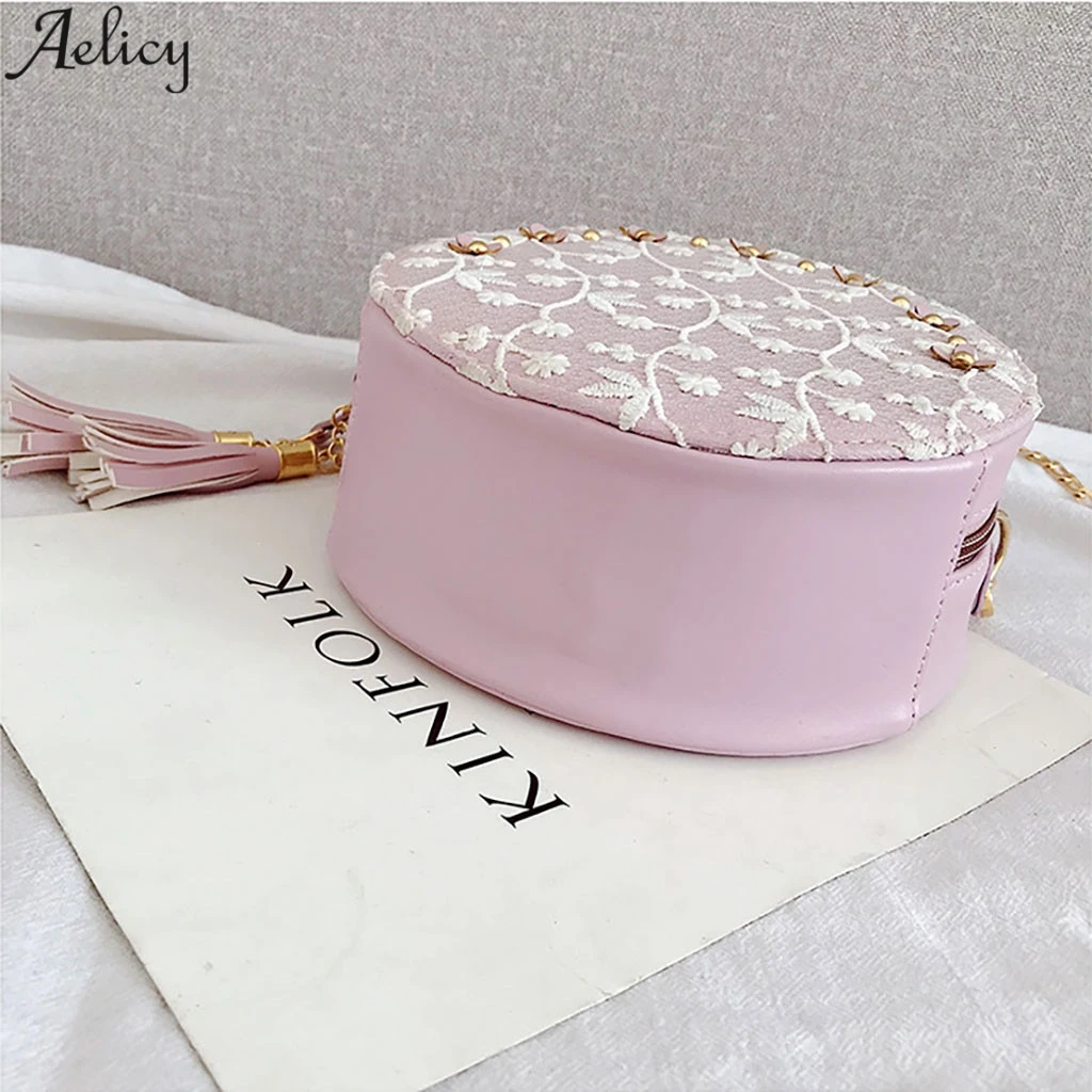 Aelicy женская летняя сумка тоут из искусственной кожи с цветочной вышивкой