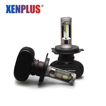 

Xenplus 2pcs H4 Led 12V Car headlights Hi-Lo Single Beam S1 H11 H8 H9 H7 H1 HB3 HB4 9012 6500k 50W SEOUL Y19 Chips Auto bulbs