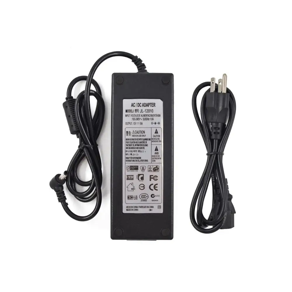 12V 1A 2A 3A 5A 6A 7A 8A 10A светодиодный Питание AC110 240V UK/US/EU/AU штекер адаптера для 2811 5050 3528