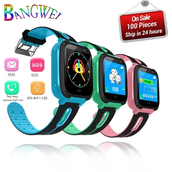 

2019 BANGWEI Children Smart Watch Baby Watch LBS Position Tracker SOS Emergency Phone Call Girl Boy Watch For 2g/3g/4g SIM Card
