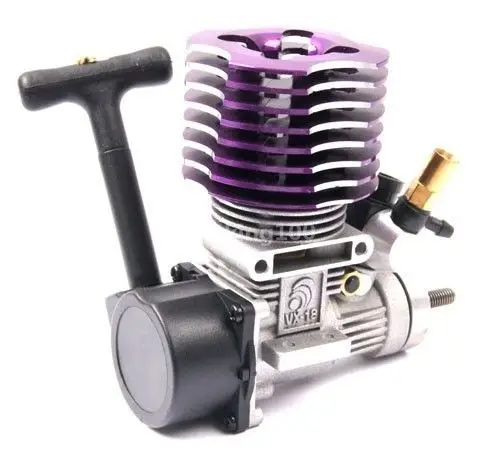 HSP 02060 VX 18 Двигатель 2.74cc Потяните Стартер фиолетовый RC 1/10 нитро автомобиль на