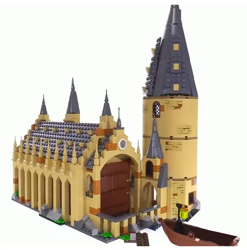 Harry Moive Potter series Hogwarts Great Hall Express Building Blocks