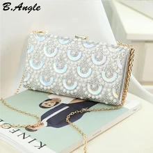 Высокое Качество, Модные Bling Перл партия сумка женская сумка вечерняя Клатчи кошелек