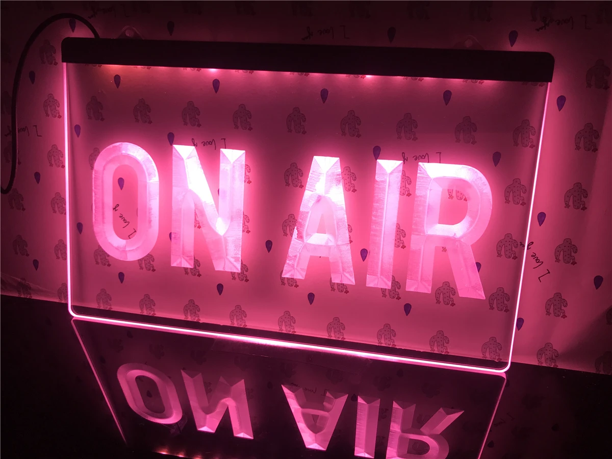 M028 On Air Studio светодиодная неоновая световая вывеска|Таблички и знаки| |