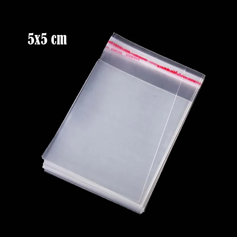 

1000PCS 2" x 2" SMALL PACKAGING BAG for TRINKETS STORAGE 5x5cm CLEAR PLASTIC POUCHES RESEALABLE CELLOPHANE MINI BAGS