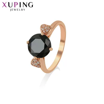 

Xuping Fashion Circle Style Ring Rose Gold Color Plated Exquisite Cute Jewelry for Women Valentine's Day Gifts 15577