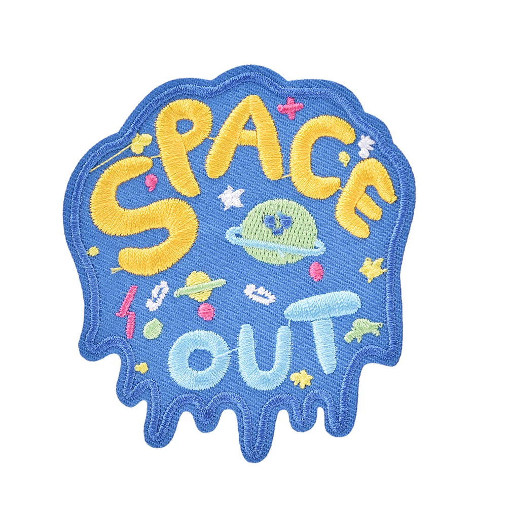 

Embroidery Patches Outer Space Planet Pattern Sew On Patches Iron On Patches For Clothes Badges Sticker For Jeans