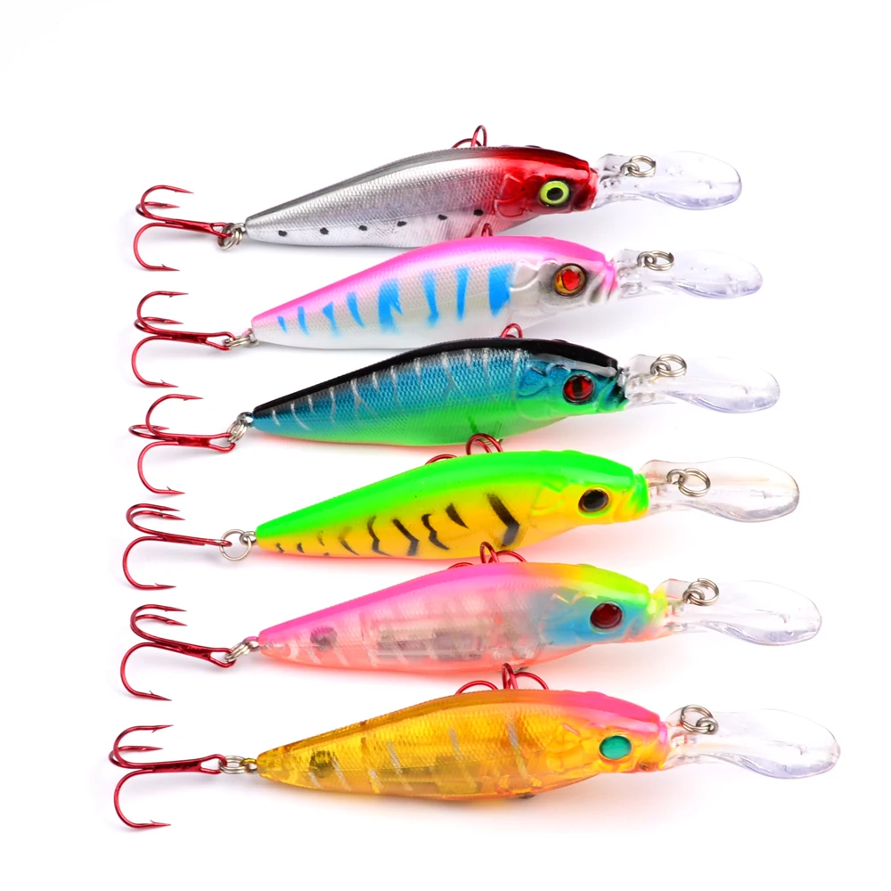 1pc cheap random colour 11.7g 11cm Minnow Lure 6 colors Fishing lure