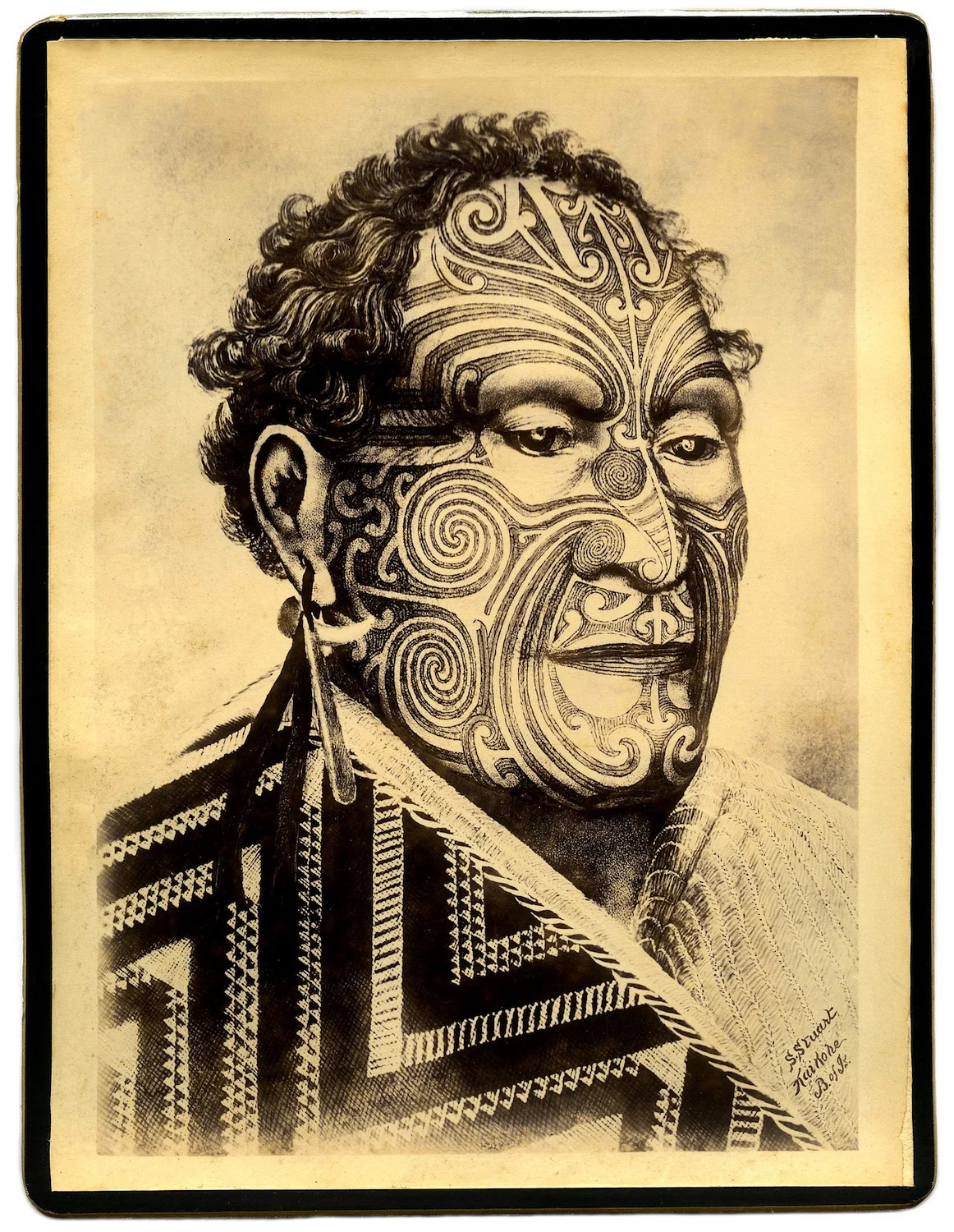 New Zealand NZ Maori Native Travel Classic Wall Sticker Canvas Paintings Decorative Vintage