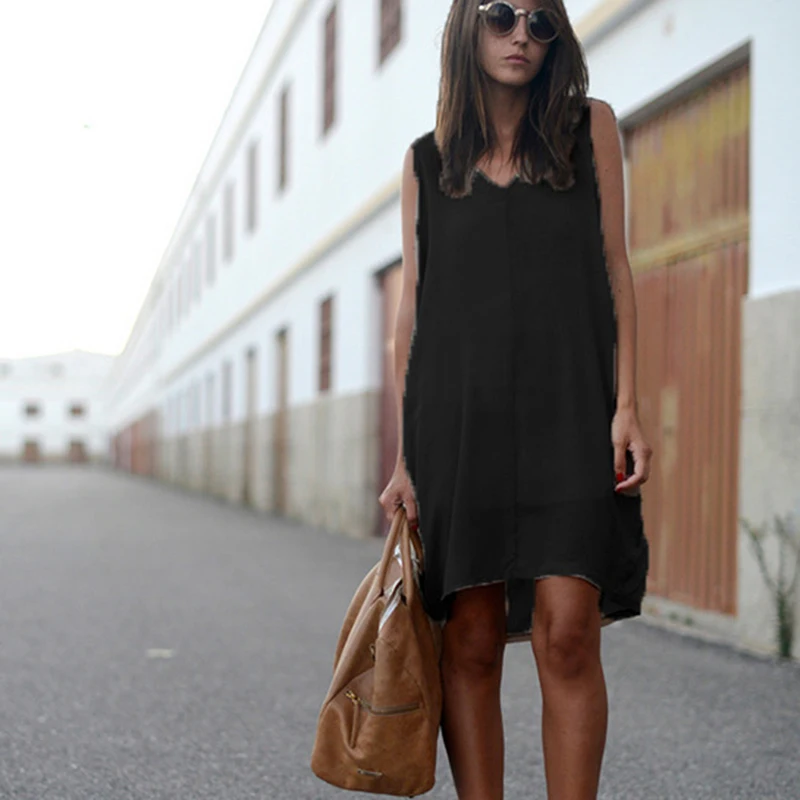 tank knee length dress
