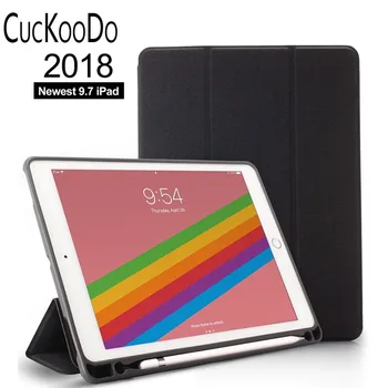 

Ultra Slim Lightweight Smart Shell Standing Cover with Auto Wake / Sleep Feature for Apple iPad 9.7 inch 2018 Release