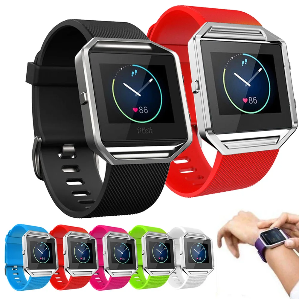 Ремешок силиконовый для часов Fitbit Blaze 13 цветов|Ремешки часов| |