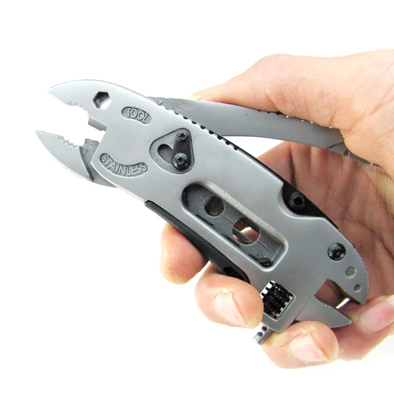 Outdoor Multi Tools Adjustable Wrench Jaw Multi Tool Set Survival Gear