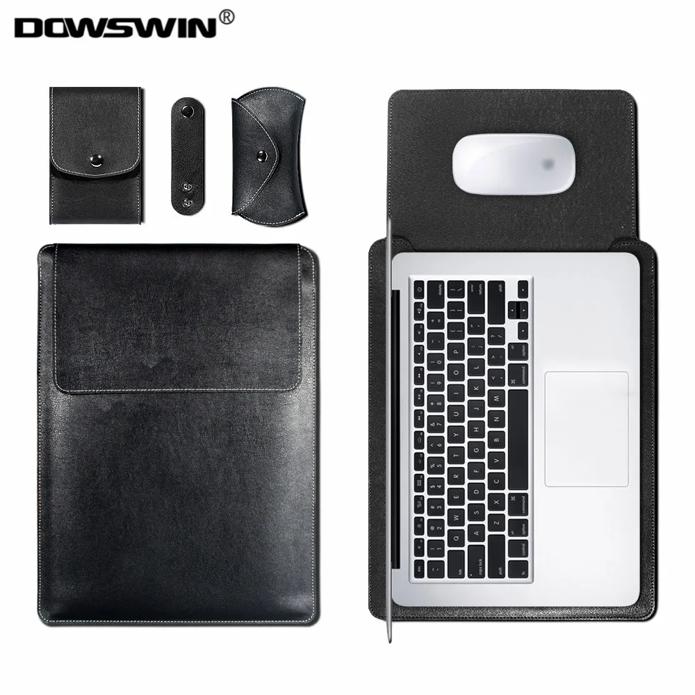 Pаспродажа Чехол owswin для Macbook Air 13 11 Pro 13 15 чехол для ноутбука кожаная сумка для ноутбука для Macbook Pro Чехол водонепроницаемый