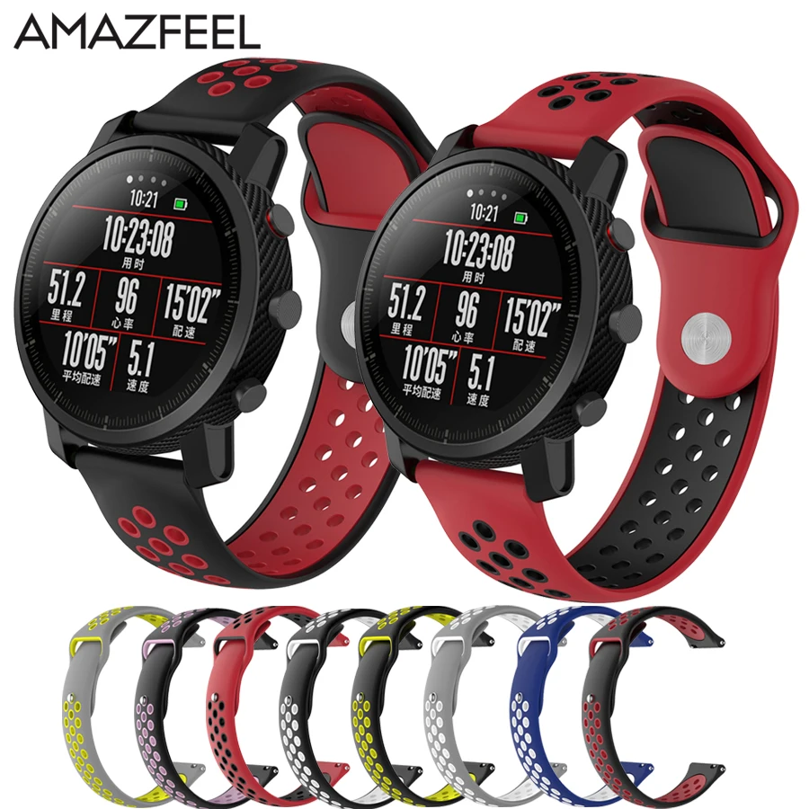 amazfit stratos band size