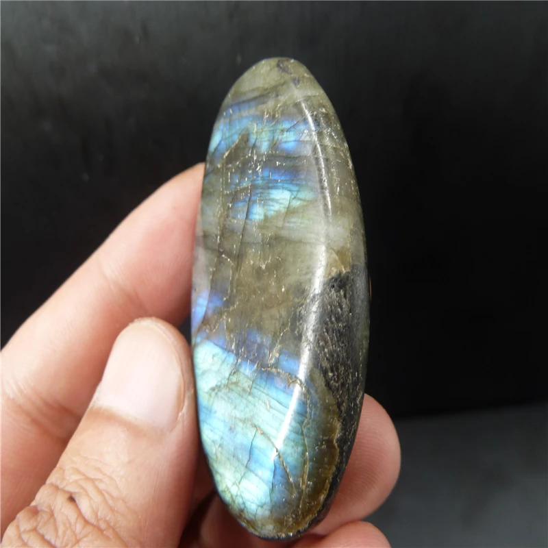 

NATURAL Labradorite Crystal Gem Stone polishing Original Healing T874