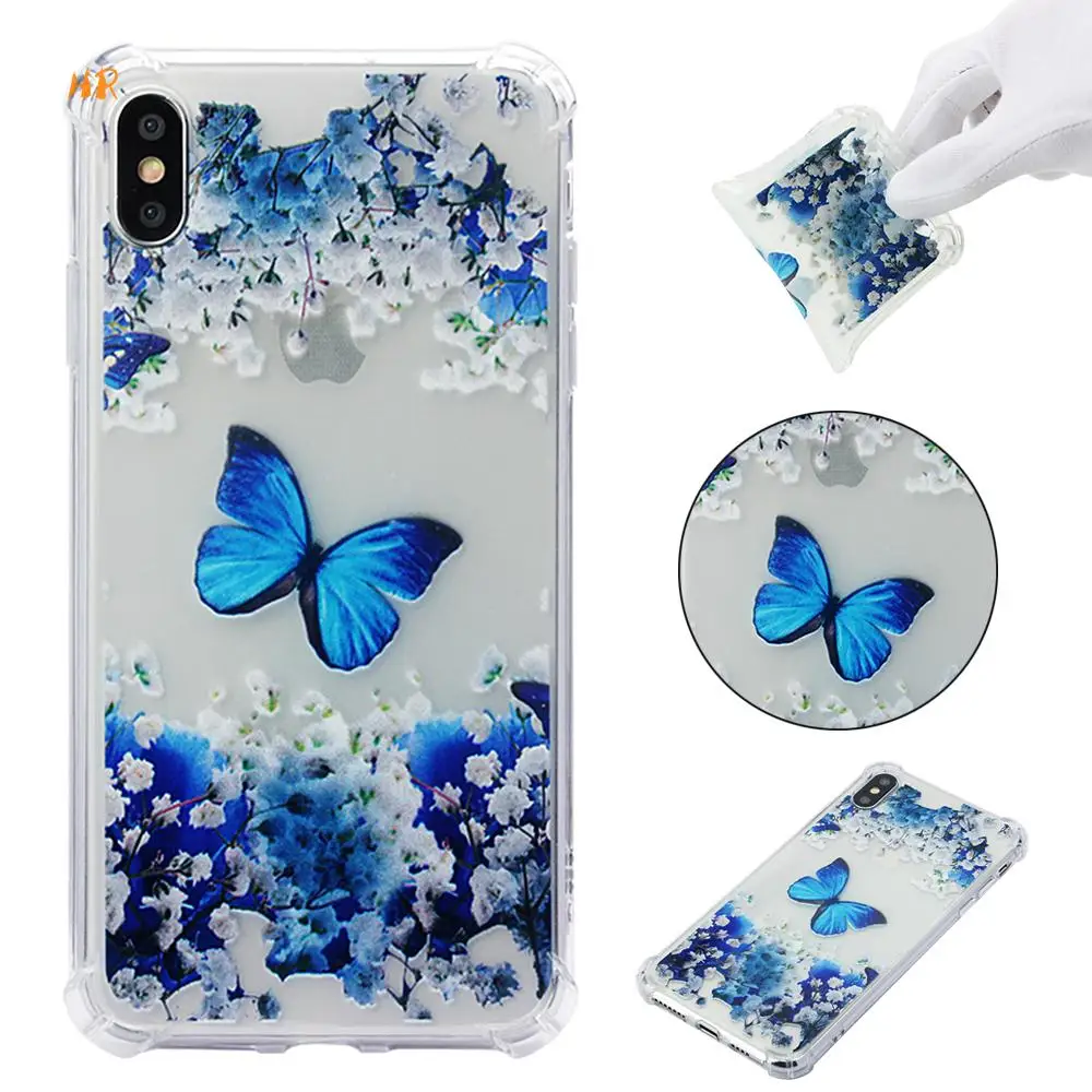 

Painted Cute Cartoon Picture Shockproof Case For iPhone XR X Soft TPU Back Cover Case For iPhone XS Max 5 6 7 8 Plus Case