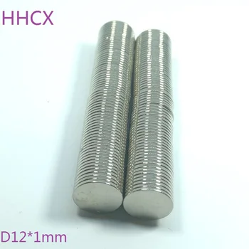 

50pcs/lot Disk magnet 12*1 N35 Strong Disc NdFeB Rare Earth Magnets 12x1 Neodymium Magnets 12 x 1