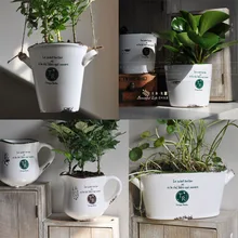 Украшения дома горшки керамическая ваза отделка цветочный горшок мясистые растение цветочный горшок группа ваза цветочный горшок домашнего декора