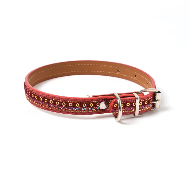 

Adjustable Pet Collar PU Leather Dog Collar Cats Collar Harness for Pet Dogs Cat Diamond / Bone / Colorful Pattern