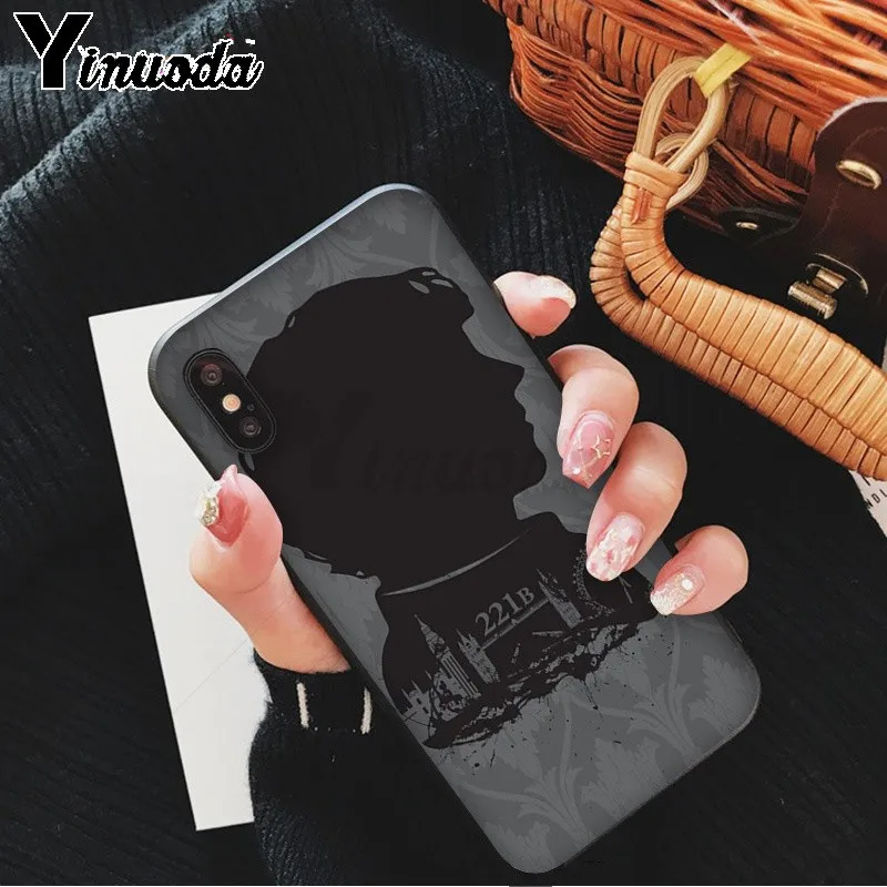 Yinuoda 221B Шерлок Холмс Новинка чехол для телефона Fundas Apple iPhone 8 7 6 6S Plus X XS MAX 5 5S SE XR