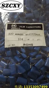 

New and original 104 0.1uf 100nf 400v P=15mm CBB film polyester capacitor