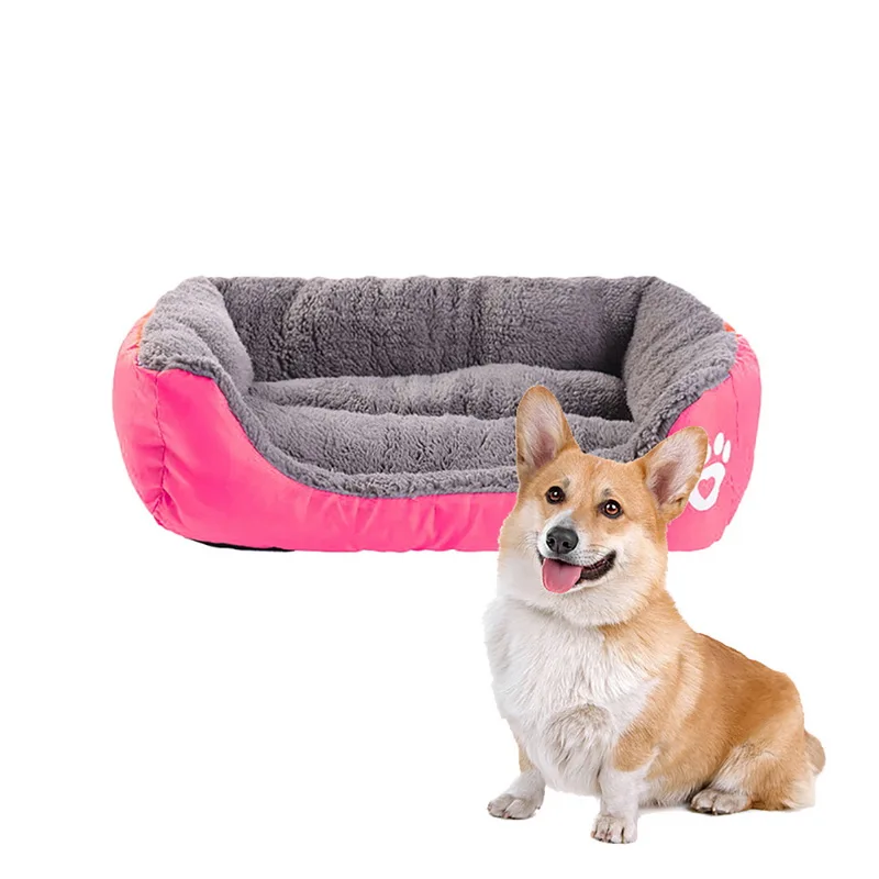 

Hot Sale 6 Sizes Pet Dog Bed Warming Dog House Soft Material Nest Dog Baskets Fall And Winter Warm Kennel For Cat Puppy Quality