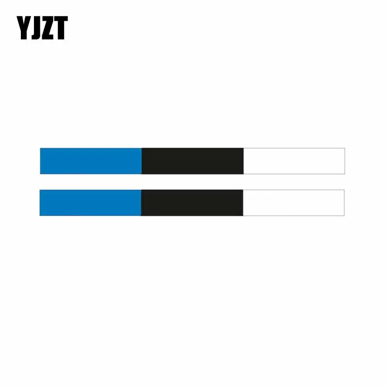 YJZT 2x14 2 см * 1 забавная наклейка с флагом Эстонии на шлем велосипед автомобиль 6-1852 |